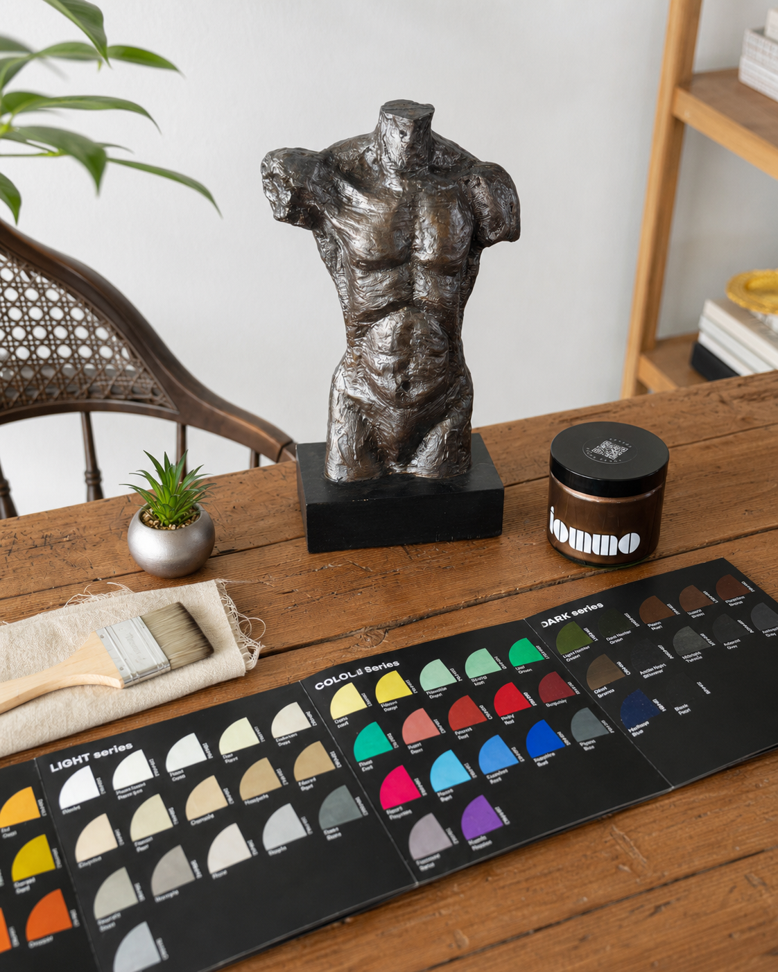 iommo Metallic Hand-Painted Colour Chart